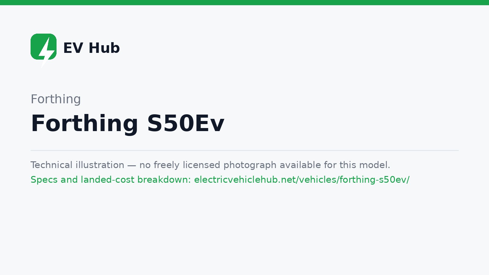 Forthing S50Ev — SUV (BEV)