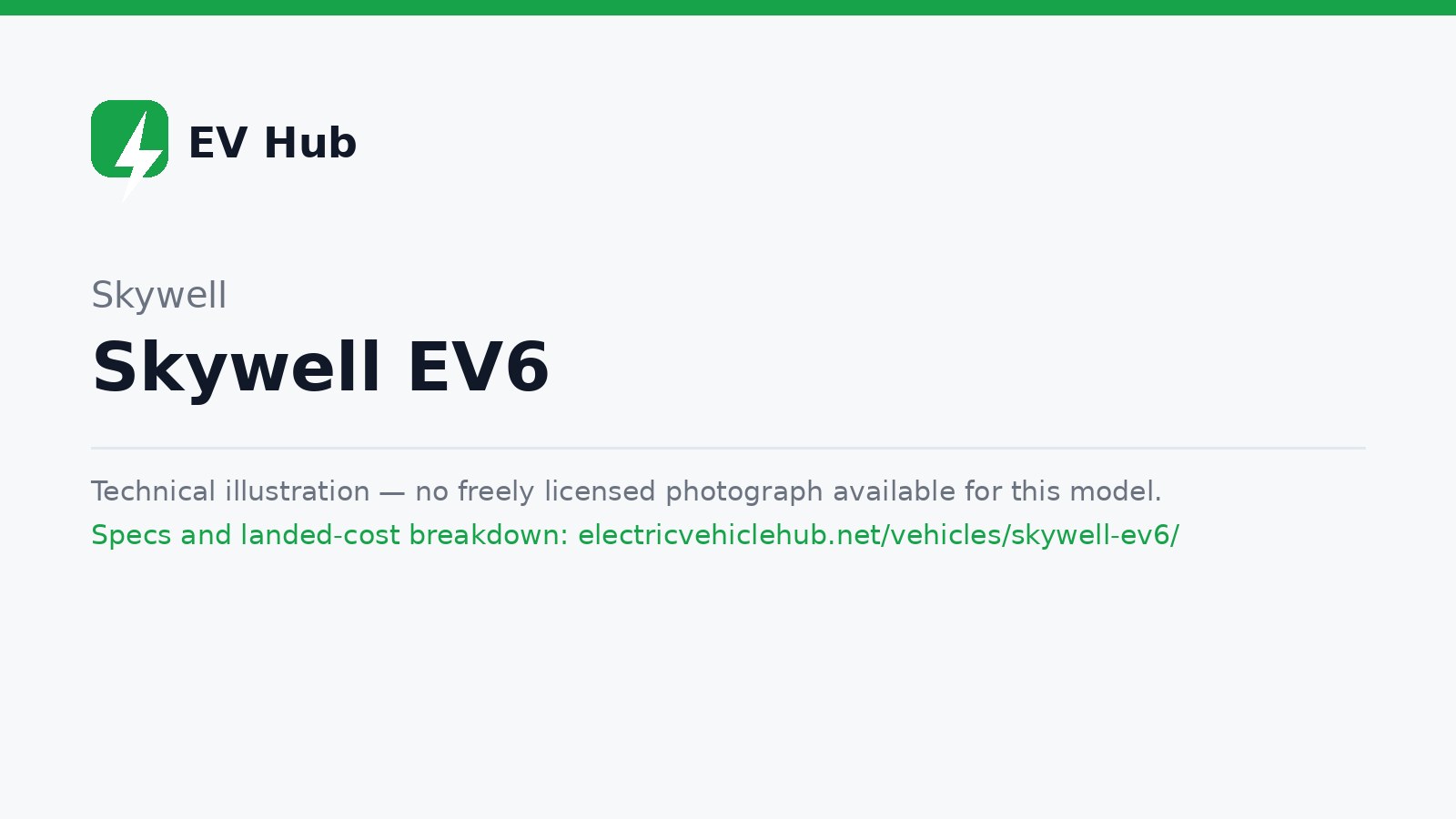 Skywell EV6 — SUV (BEV)